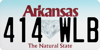 AR license plate 414WLB