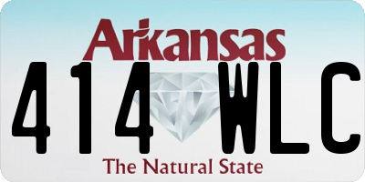 AR license plate 414WLC