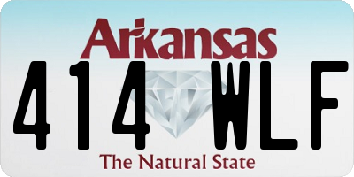 AR license plate 414WLF
