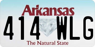 AR license plate 414WLG