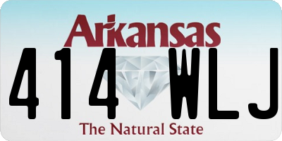 AR license plate 414WLJ