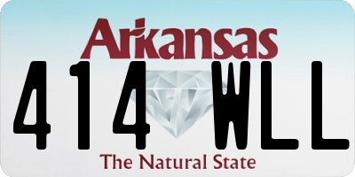 AR license plate 414WLL