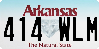 AR license plate 414WLM