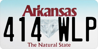 AR license plate 414WLP