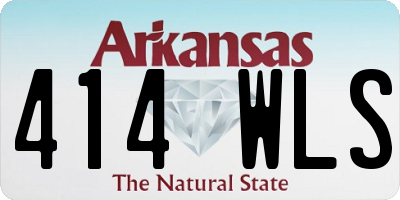AR license plate 414WLS