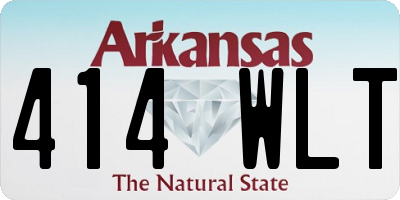 AR license plate 414WLT