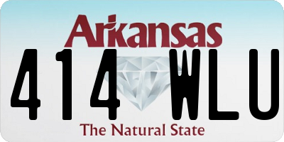 AR license plate 414WLU