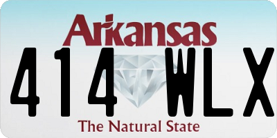 AR license plate 414WLX