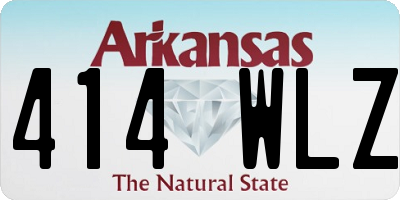 AR license plate 414WLZ