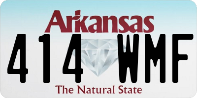 AR license plate 414WMF