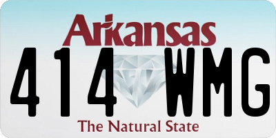 AR license plate 414WMG