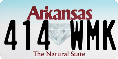 AR license plate 414WMK
