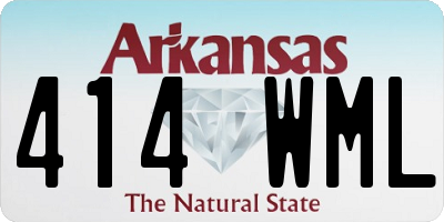 AR license plate 414WML