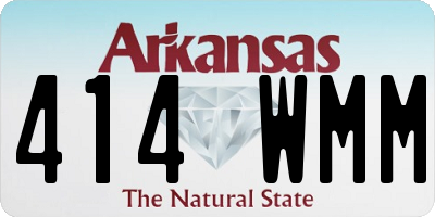 AR license plate 414WMM