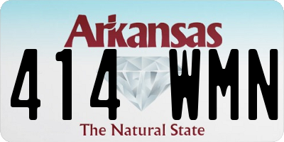 AR license plate 414WMN