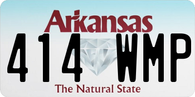 AR license plate 414WMP