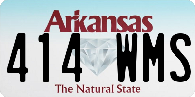 AR license plate 414WMS