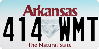 AR license plate 414WMT