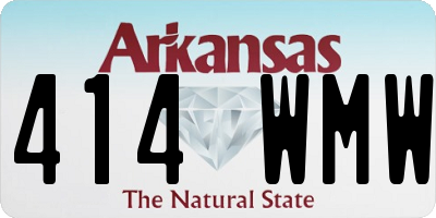AR license plate 414WMW