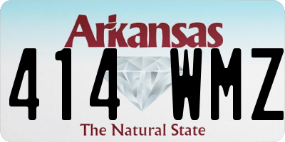 AR license plate 414WMZ