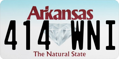 AR license plate 414WNI