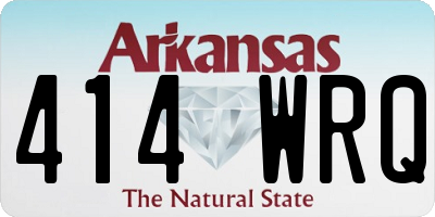 AR license plate 414WRQ