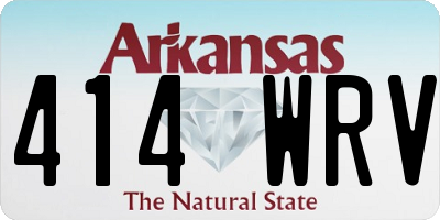 AR license plate 414WRV