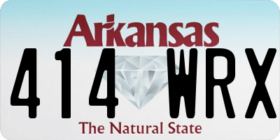 AR license plate 414WRX