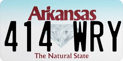 AR license plate 414WRY