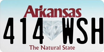 AR license plate 414WSH