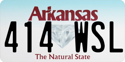 AR license plate 414WSL