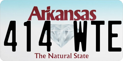 AR license plate 414WTE