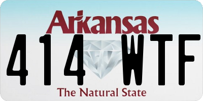 AR license plate 414WTF