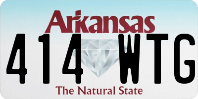 AR license plate 414WTG