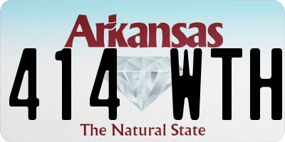 AR license plate 414WTH