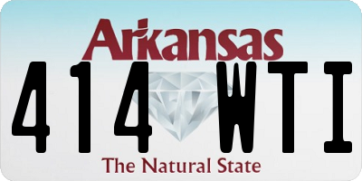AR license plate 414WTI