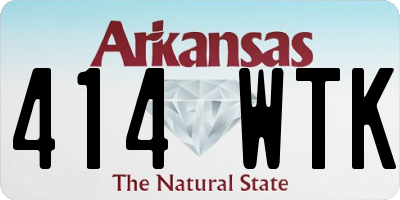 AR license plate 414WTK