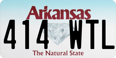 AR license plate 414WTL