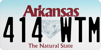 AR license plate 414WTM
