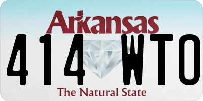 AR license plate 414WTO