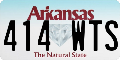 AR license plate 414WTS