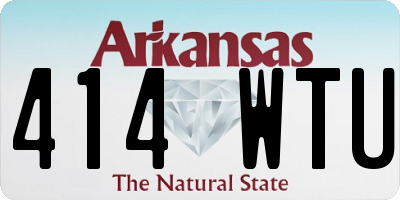 AR license plate 414WTU