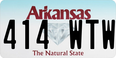 AR license plate 414WTW