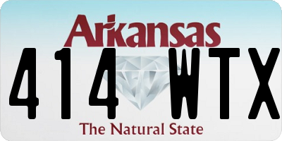 AR license plate 414WTX