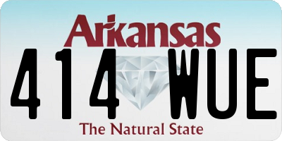 AR license plate 414WUE