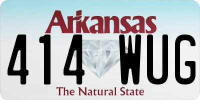 AR license plate 414WUG