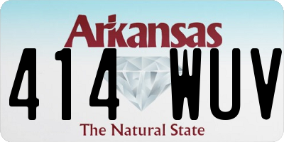 AR license plate 414WUV