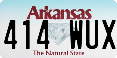 AR license plate 414WUX