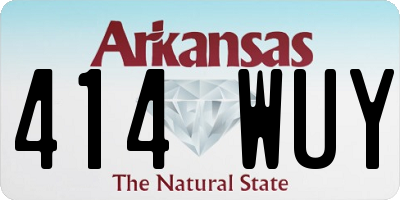 AR license plate 414WUY