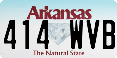 AR license plate 414WVB